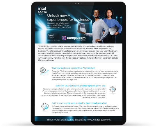 compucom - intel 24ENT vProMTL Flyer preview