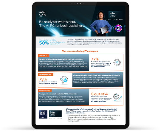 compucom - intel 24ENT vProMTL Infographic Digital preview