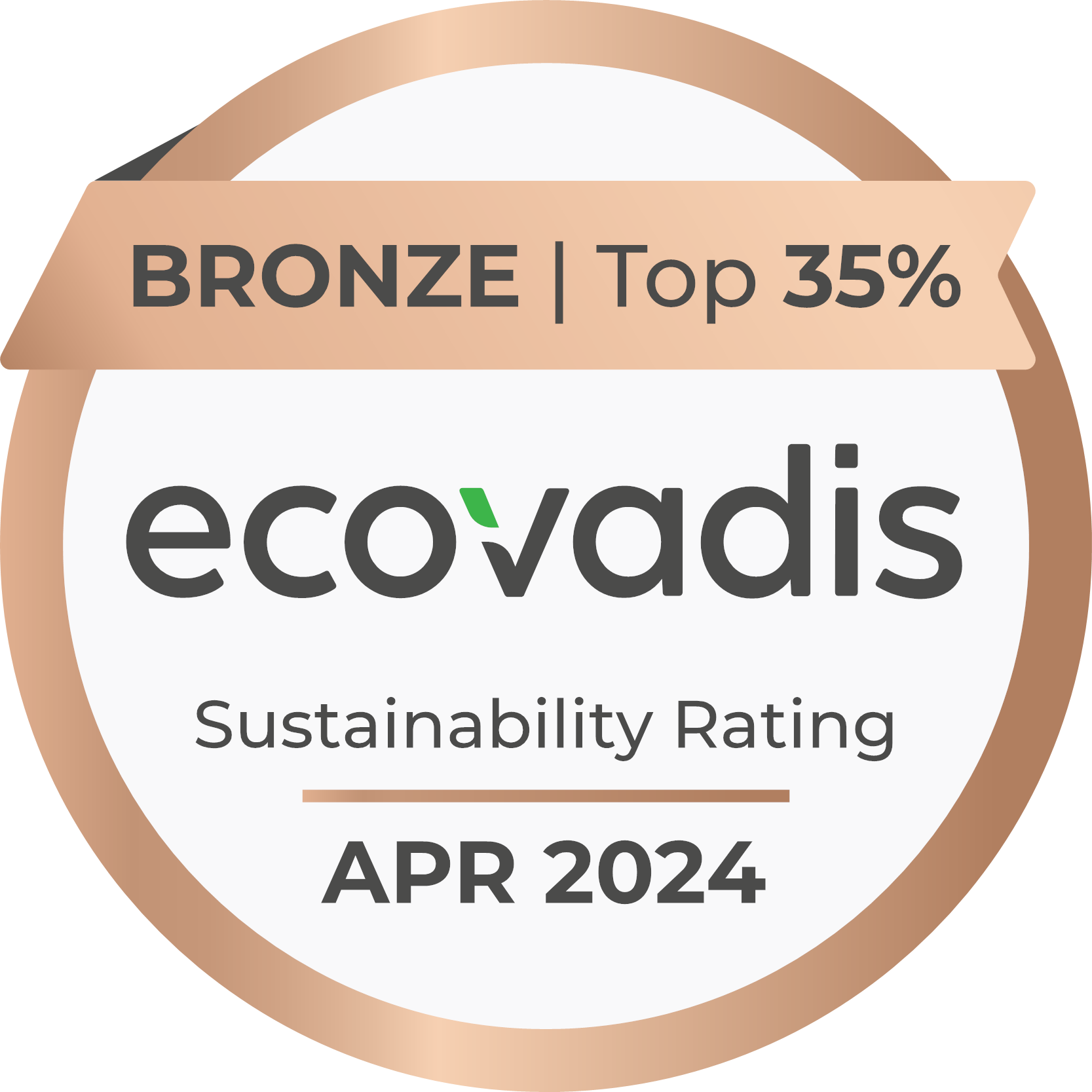 Ecovadis Bronze Badge