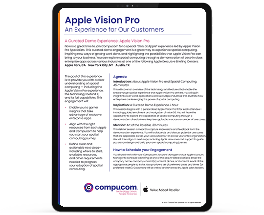Apple Vision Pro Experience